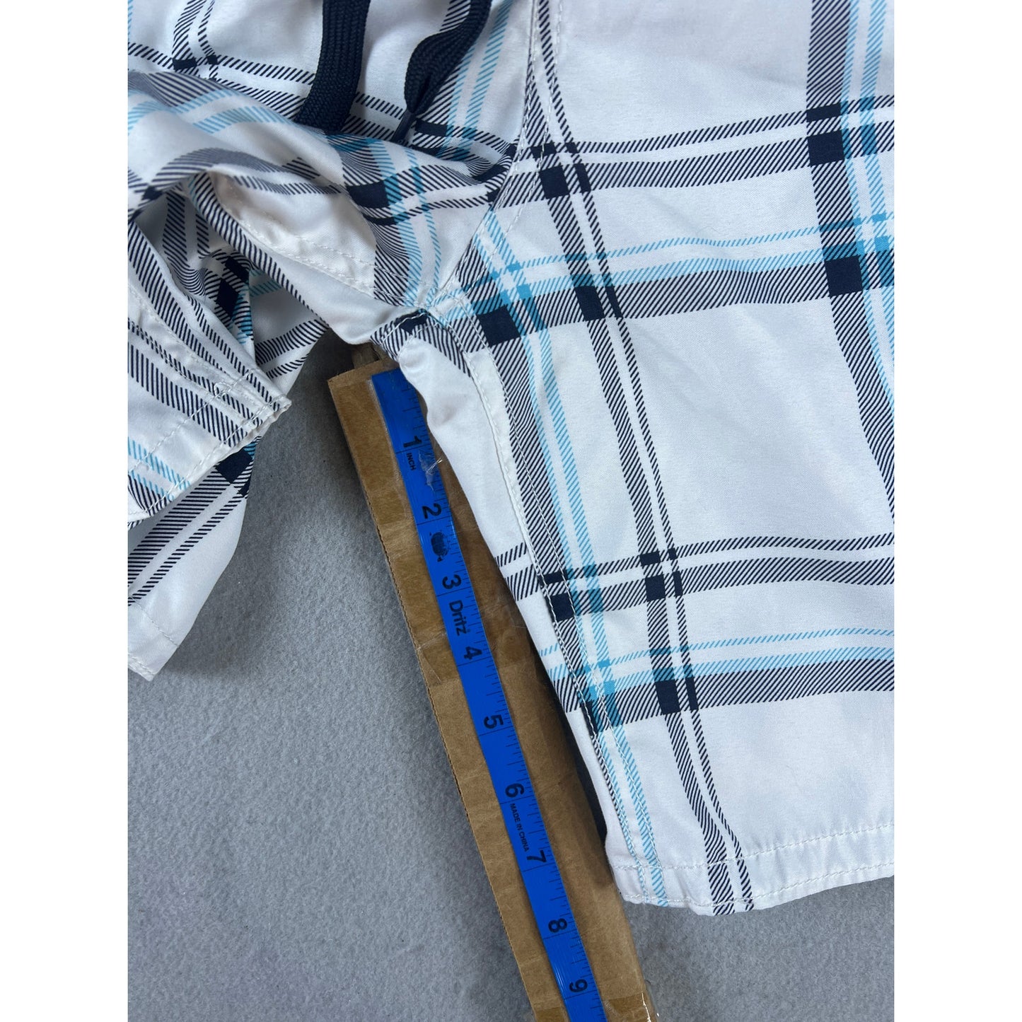 Ocean Pacific Plaid Board Shorts - L