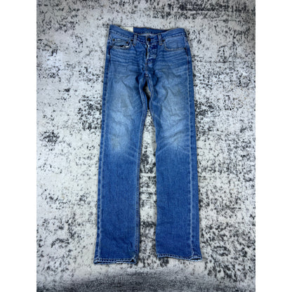 Y2k Denim Blue Hollister Straight Leg Jeans - 30
