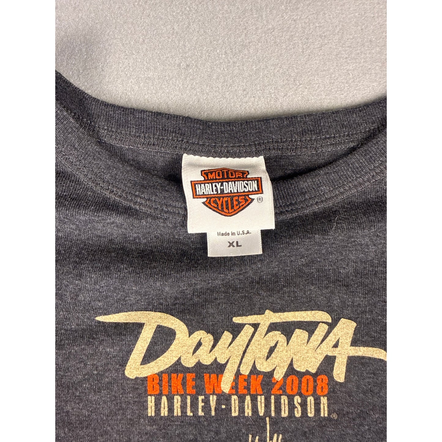 Vintage Harley Davidson Daytona Bike Week 2008 Top Womens - XL