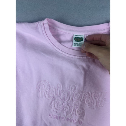 Vintage Pink Rainforest Cafe Chicago Sweatshirt - L