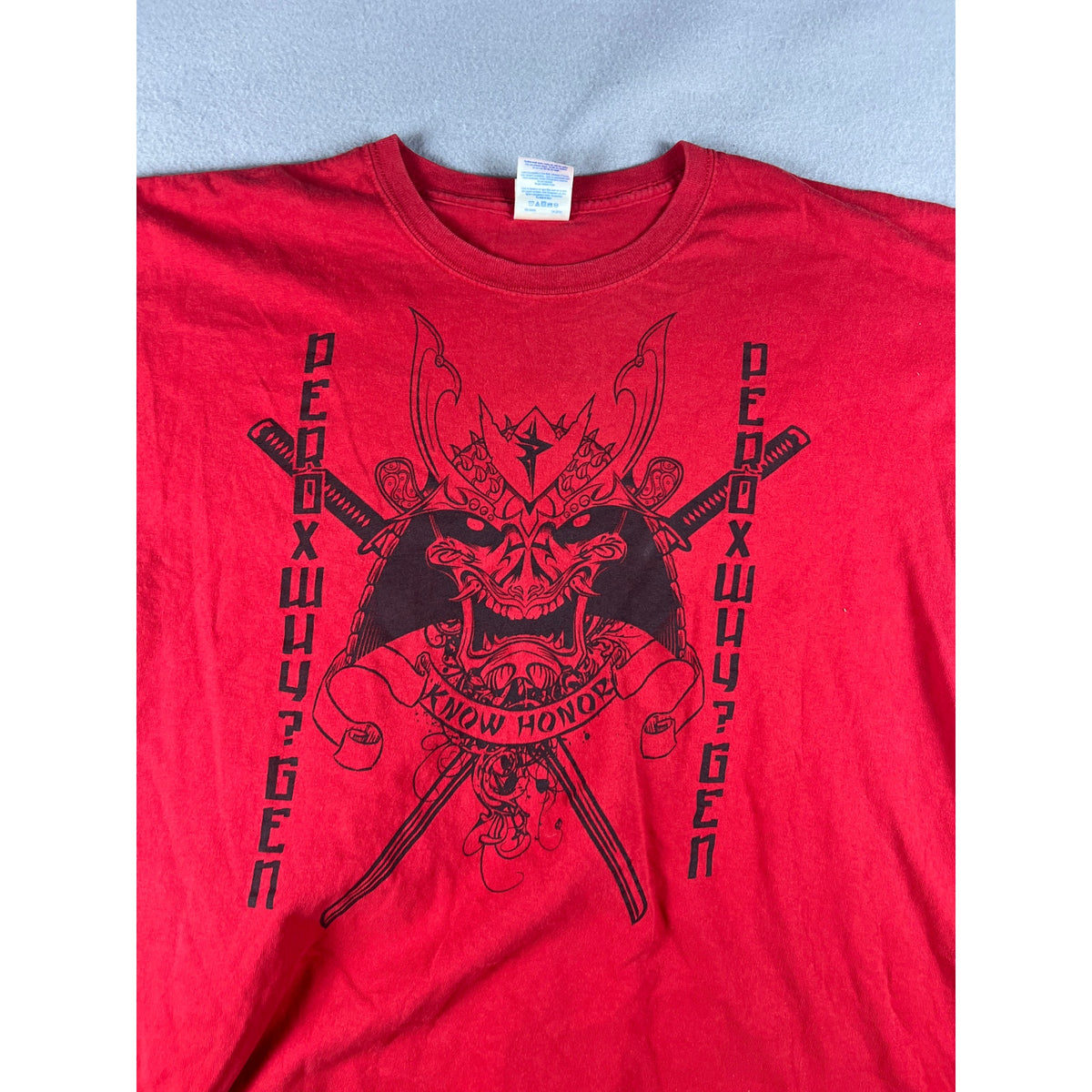 Samurai Ninja Know Honor Y2K T-Shirt - XL