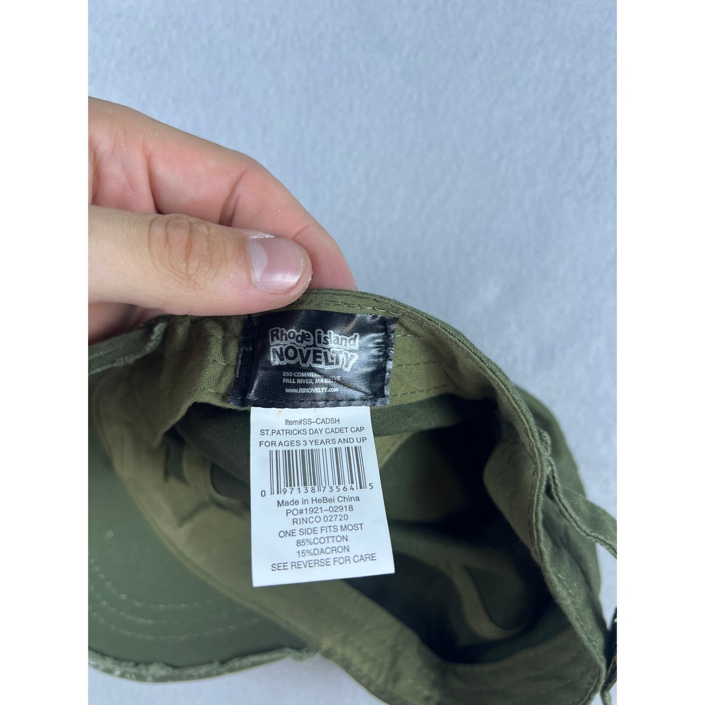 Vintage  Irish Shamrock Distressed Cadet Cap