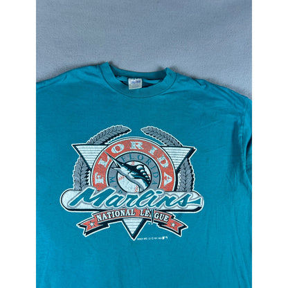 Vintage 1991 Florida Marlins T-Shirt - XL