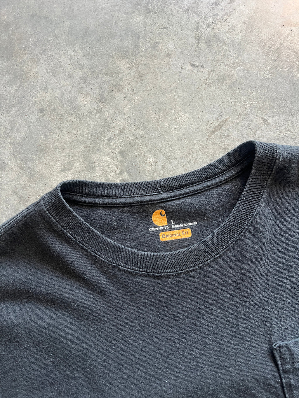 Vintage Black Carhartt Pocket Shirt - L