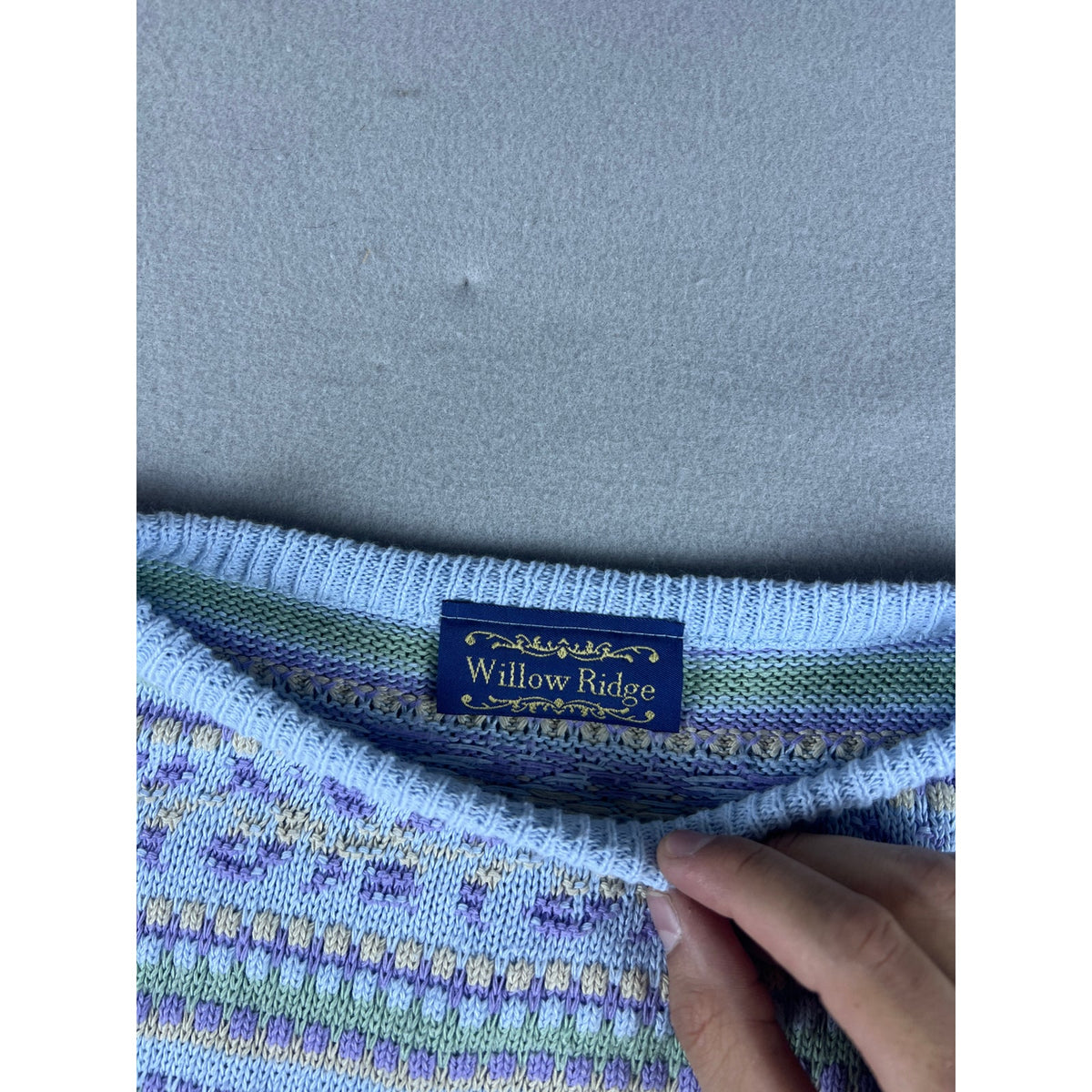 Vintage Willow Ridge Fair Isle Sweater - 1X