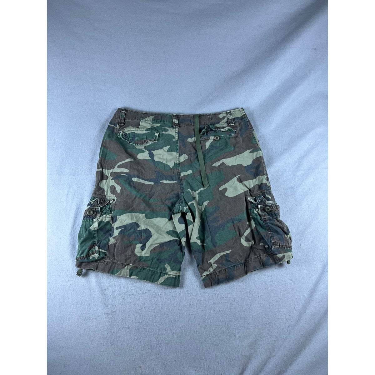 Camo Cargo Utility Hiking Shorts - 38