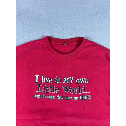 Vintage Y2K Funny Humor Shirt - XL