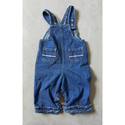 Vintage Y2k Baby Snoopy Denim Overalls - 6/9M