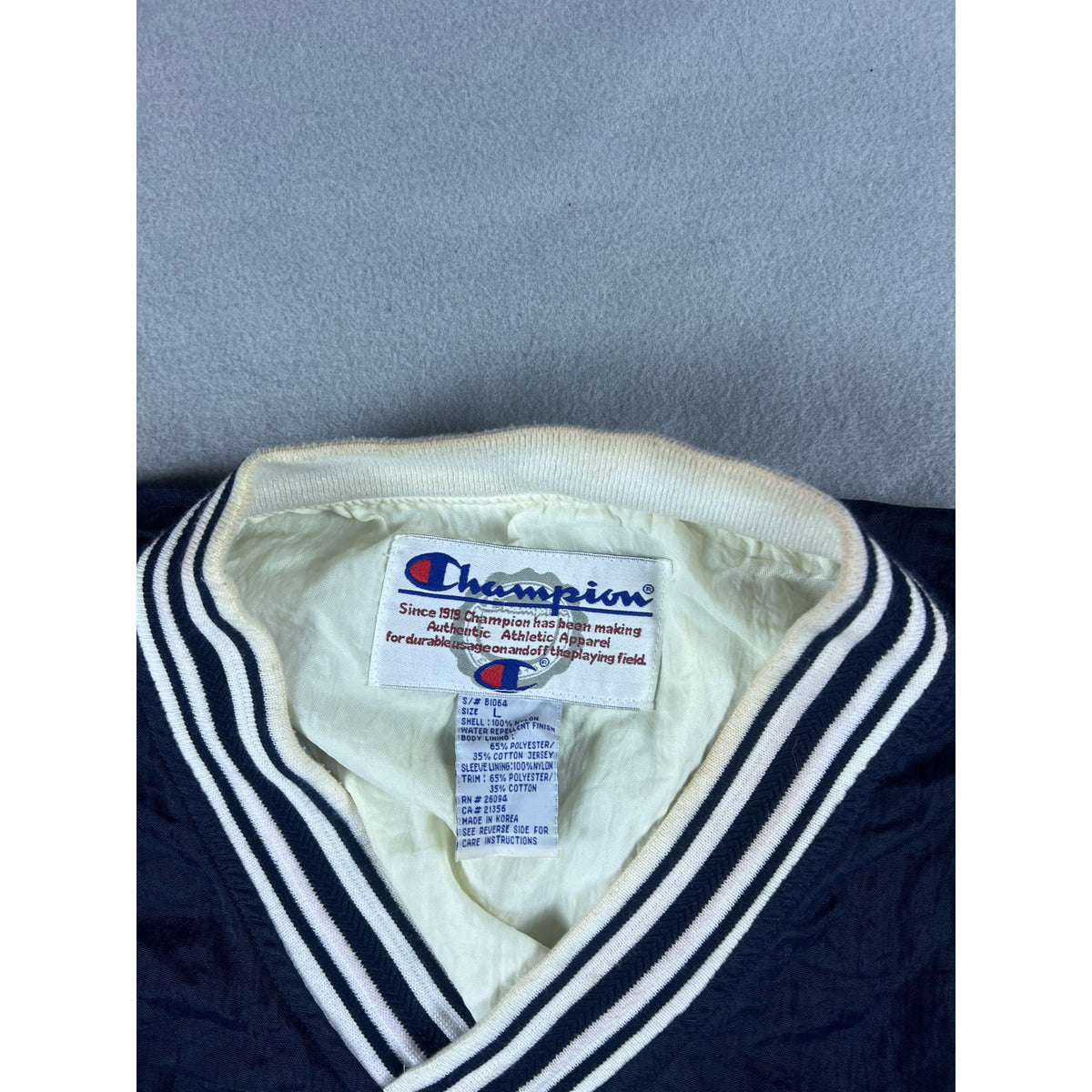 Vintage Champion Emporia State University Hornets Windbreaker Jacket - L