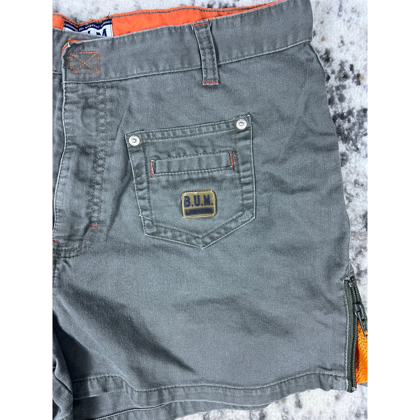 Vintage Green BUM Equiptment Low Rise Shorts - 13