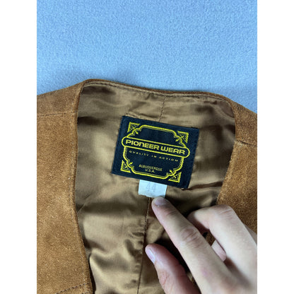 Vintage Pioneer Wear Leather Vest - 44
