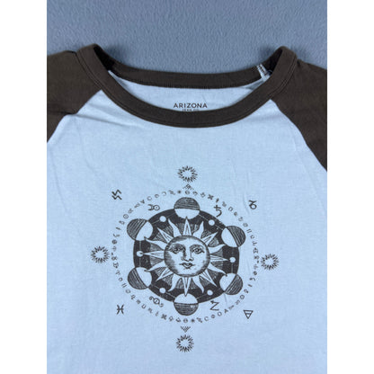 Arizona Jean Y2K Celestial Cropped Top - M