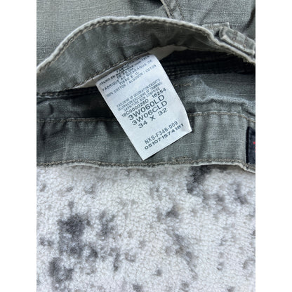 Vintage Military Green Wrangler Cargo Pants - 34
