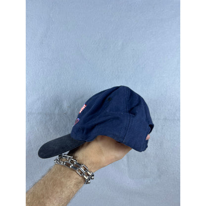 Vintage Navy Blue Distressed Apollo Nasa Hat