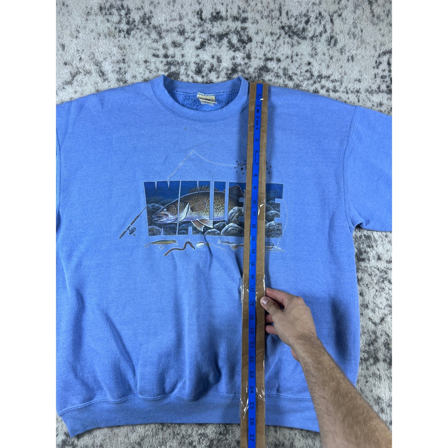 Vintage 90s Fishing Sweatshirt - XL