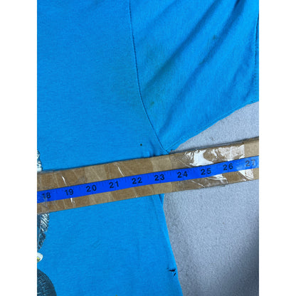Vintage Blue Harley Davidson Biker Shirt - XL