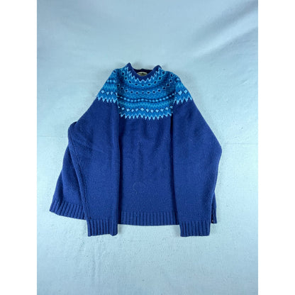 Vintage Eddie Bauer Fair Isle Sweater Womens - 2XL