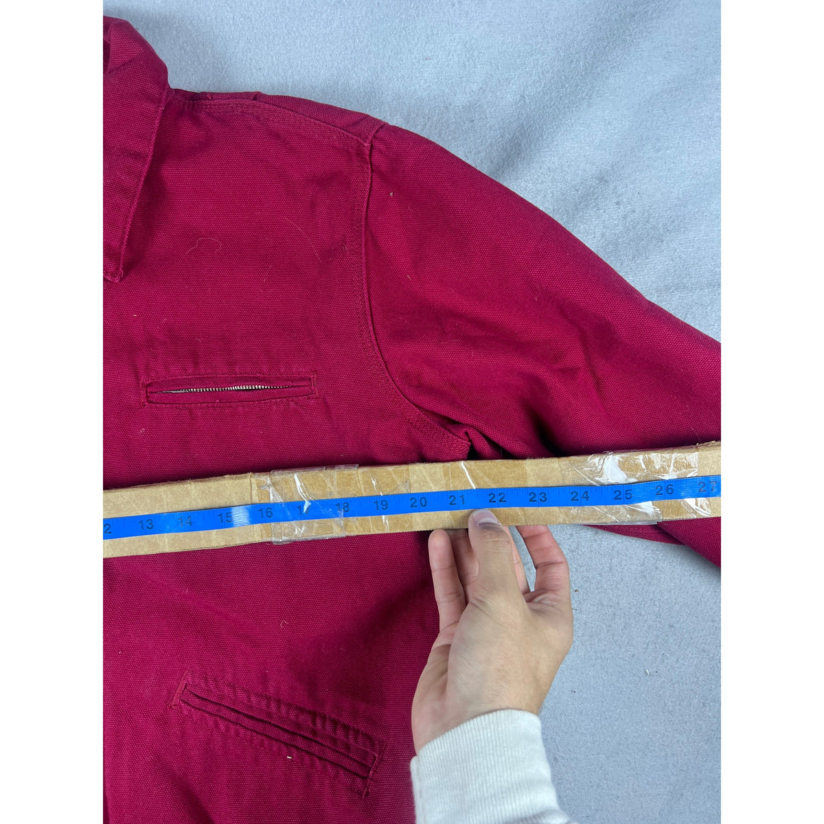 Vintage Ethyl Canvas Work Jacket Pinup Wild West Lining - L