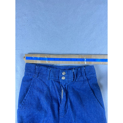 Vintage 70s Wide Leg Denim Jeans - 24x29