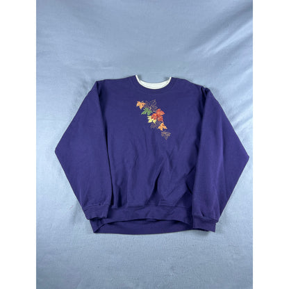Pleasant Shade Autumn Leaves Sweatshirt Womens - XL