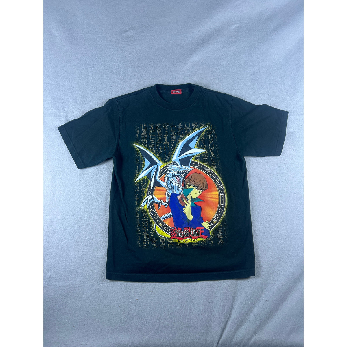 Yu-Gi-Oh Blue-Eyes White Dragon Seto Kaiba T-Shirt Youth - L