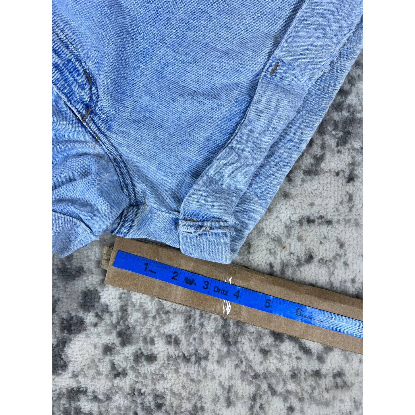 DENIM REPUBLIC high rise jean shorts - 27