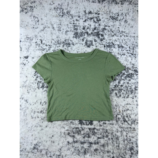 Y2k Green American Eagle T-shirt - M