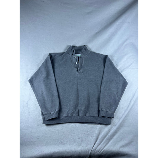 Vintage Columbiaknit Henley Sweatshirt - L