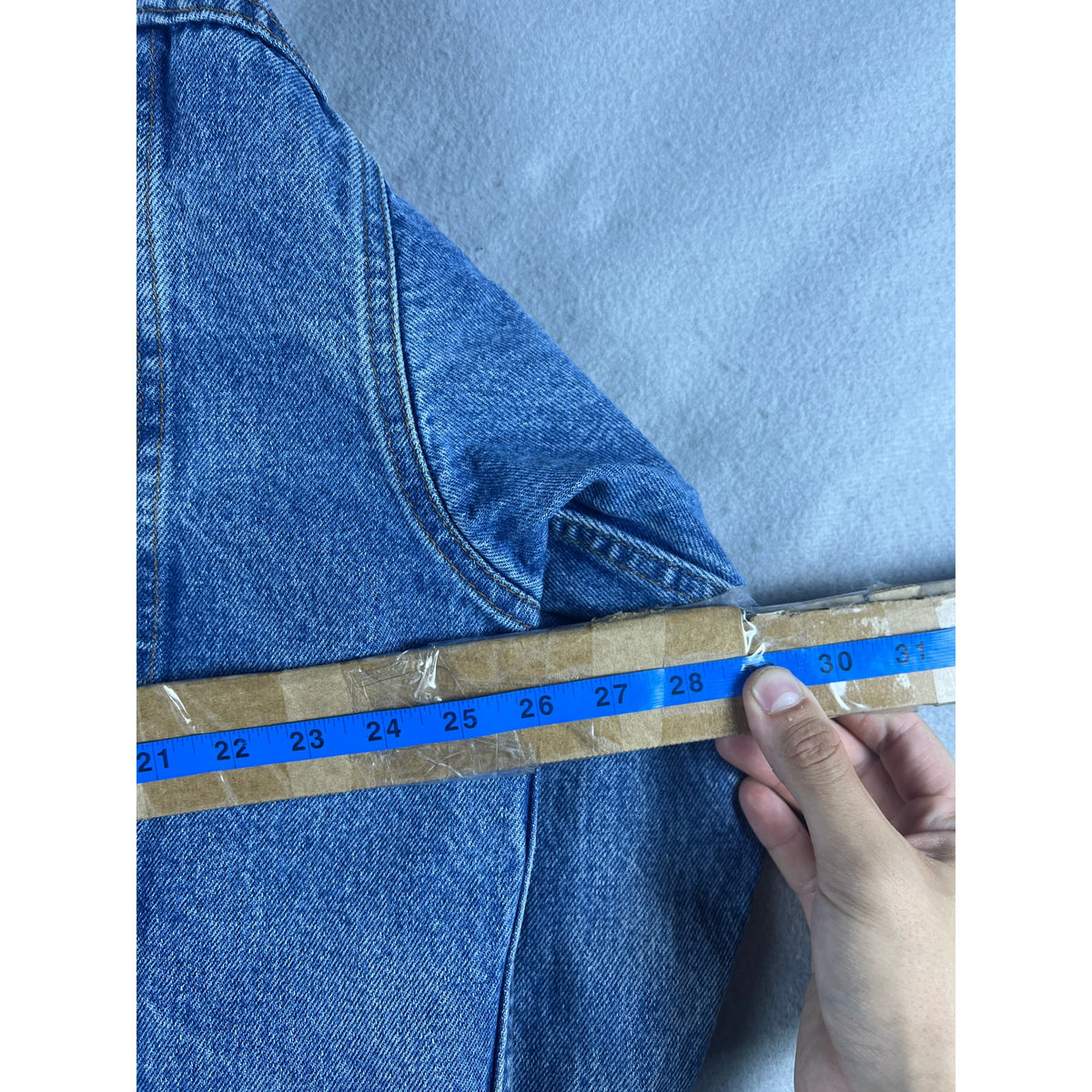 Vintage Disabled American Veterans Denim Jacket - XL