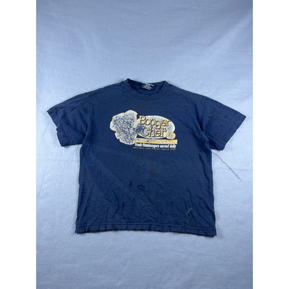 Vintage Booger Chef Novelty T-Shirt Youth - L