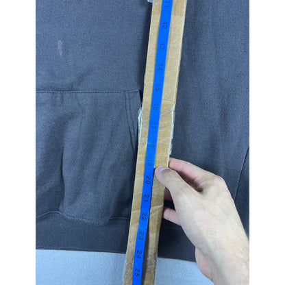 Vintage Gray Iowa Script Hoodie - XL
