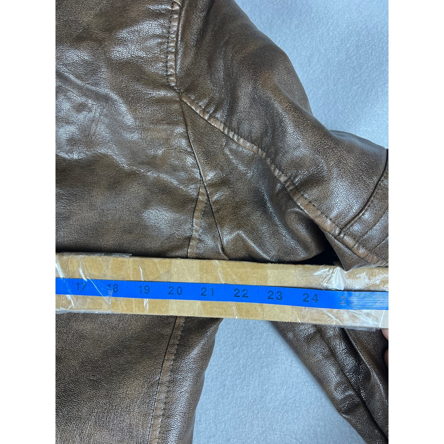 Levi's Faux Leather Racer Jacket - M
