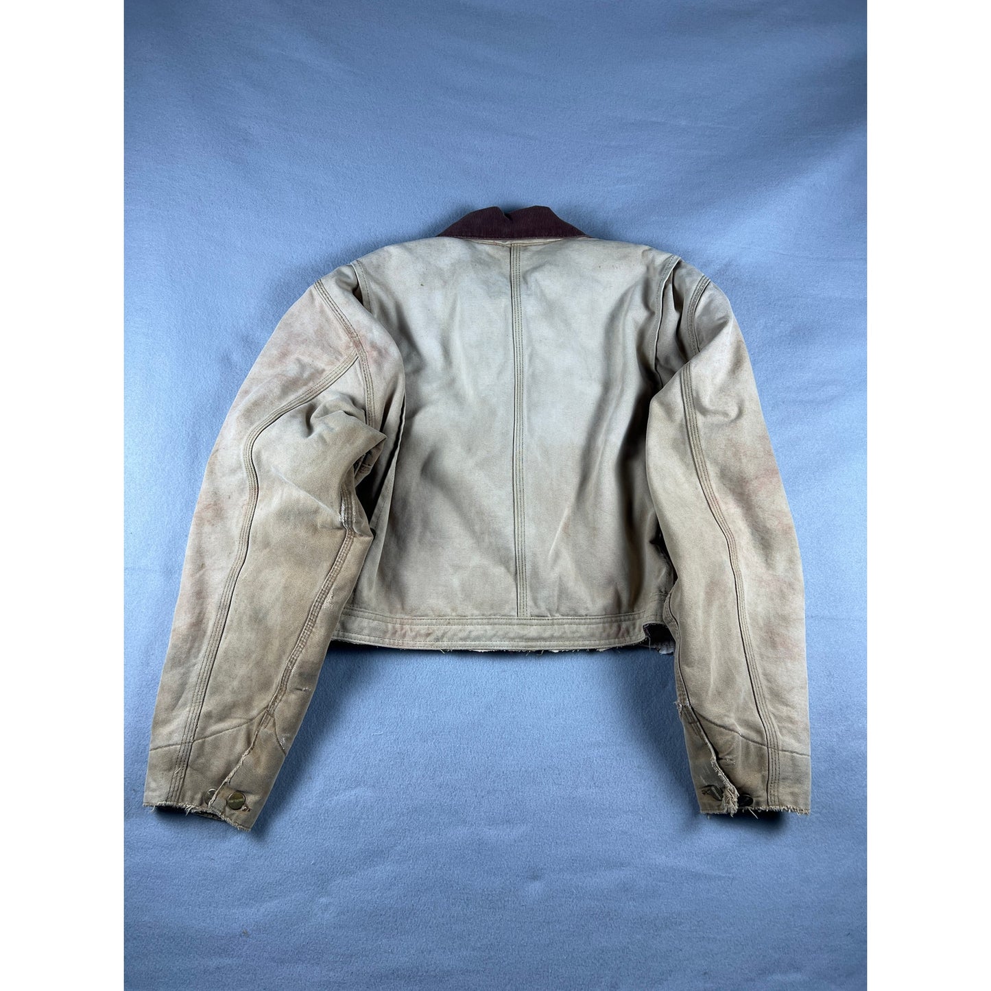 Vintage Carmel Tan Cropped Carhartt Jacket - XL