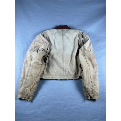 Vintage Carmel Tan Cropped Carhartt Jacket - XL