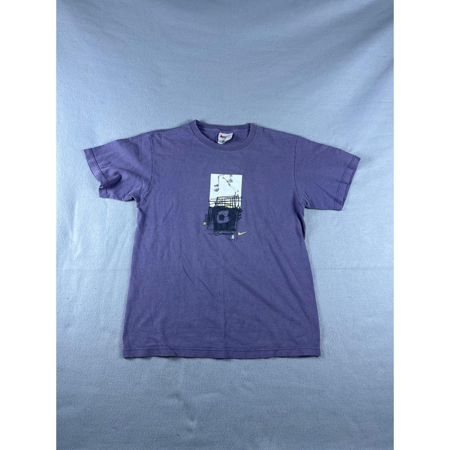 Vintage 90s Nike Soccer T-Shirt Youth - L