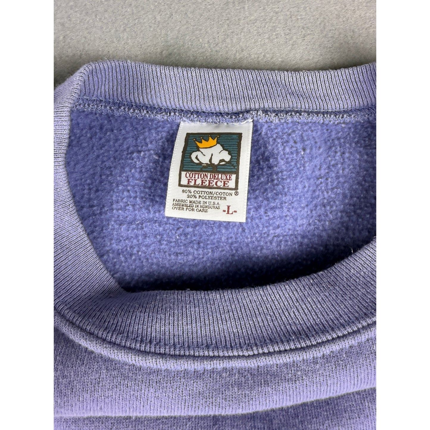 Vintage Fleece Angel  Sweatshirt Womens - L