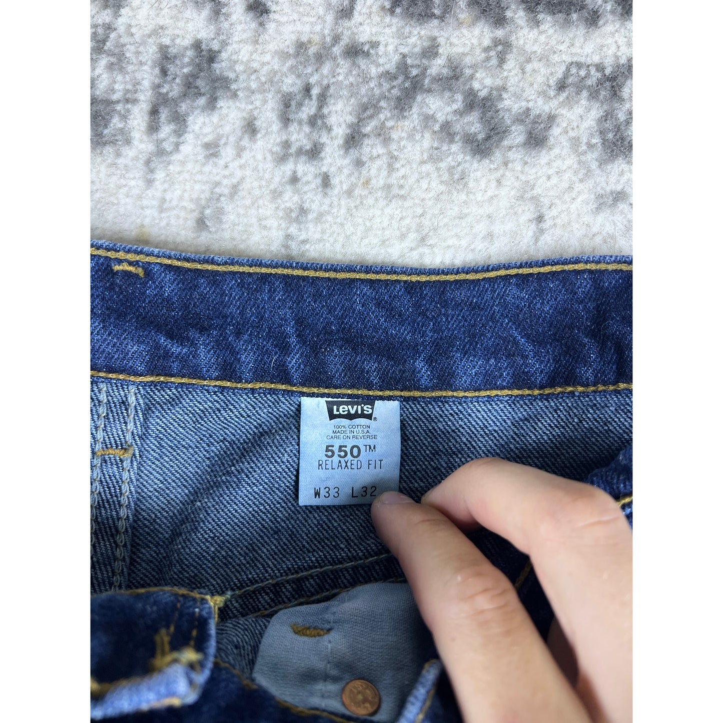 Vintage 90s Levi's 550 Jeans - 33x32