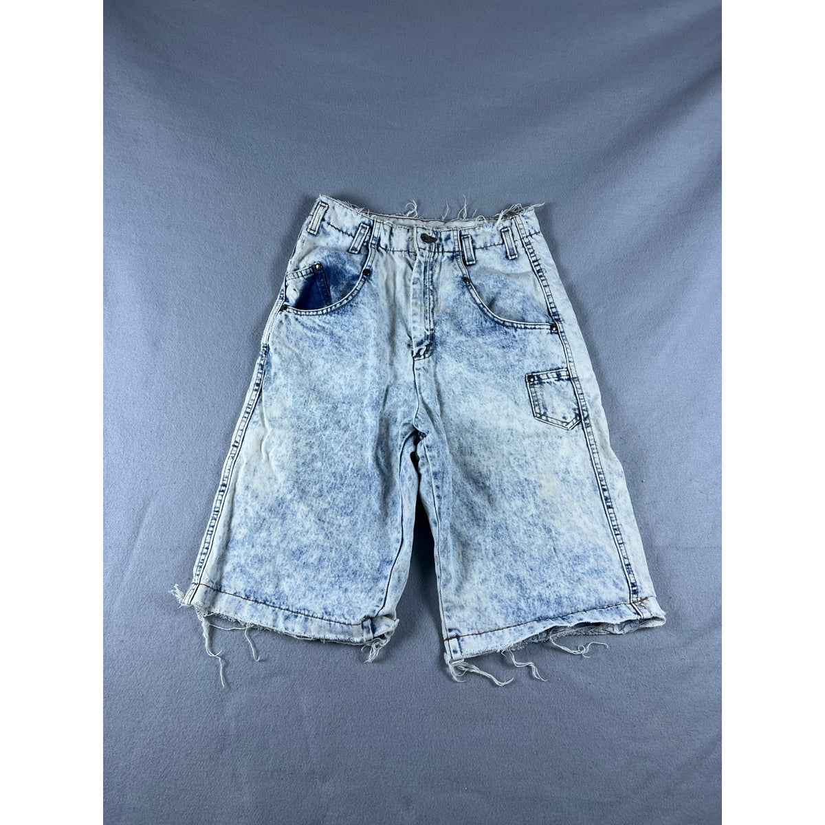 Vintage Levi's Acid Wash Denim Shorts Womens - XS