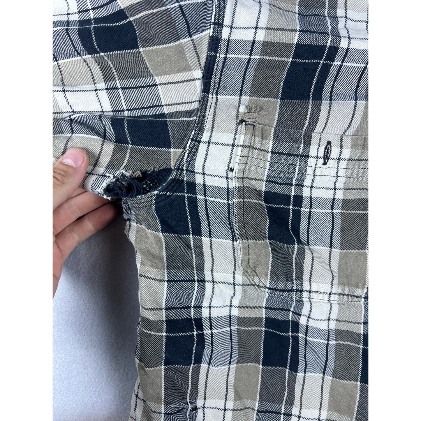 Carhartt Flannel Distressed Shirt - XL