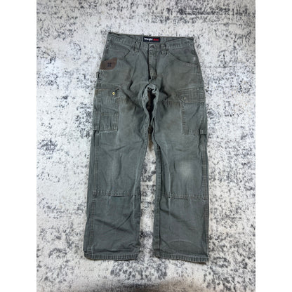 Vintage Military Green Wrangler Cargo Pants - 34