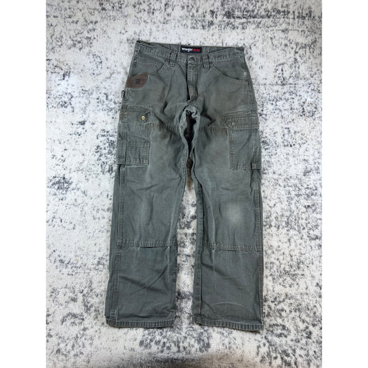Vintage Military Green Wrangler Cargo Pants - 34