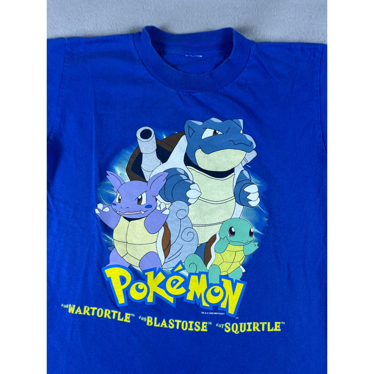1999 Pokémon Blastoise Wartortle Squirtle T-Shirt Youth - M