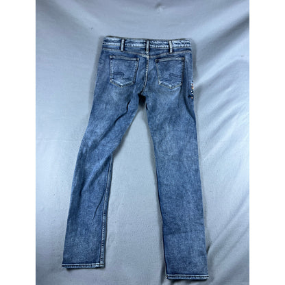 Silver Jeans Floral Embroidered Skinny Womens - 38x33