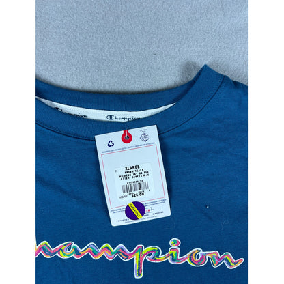 Champion Rainbow Logo T-Shirt Womens - XL