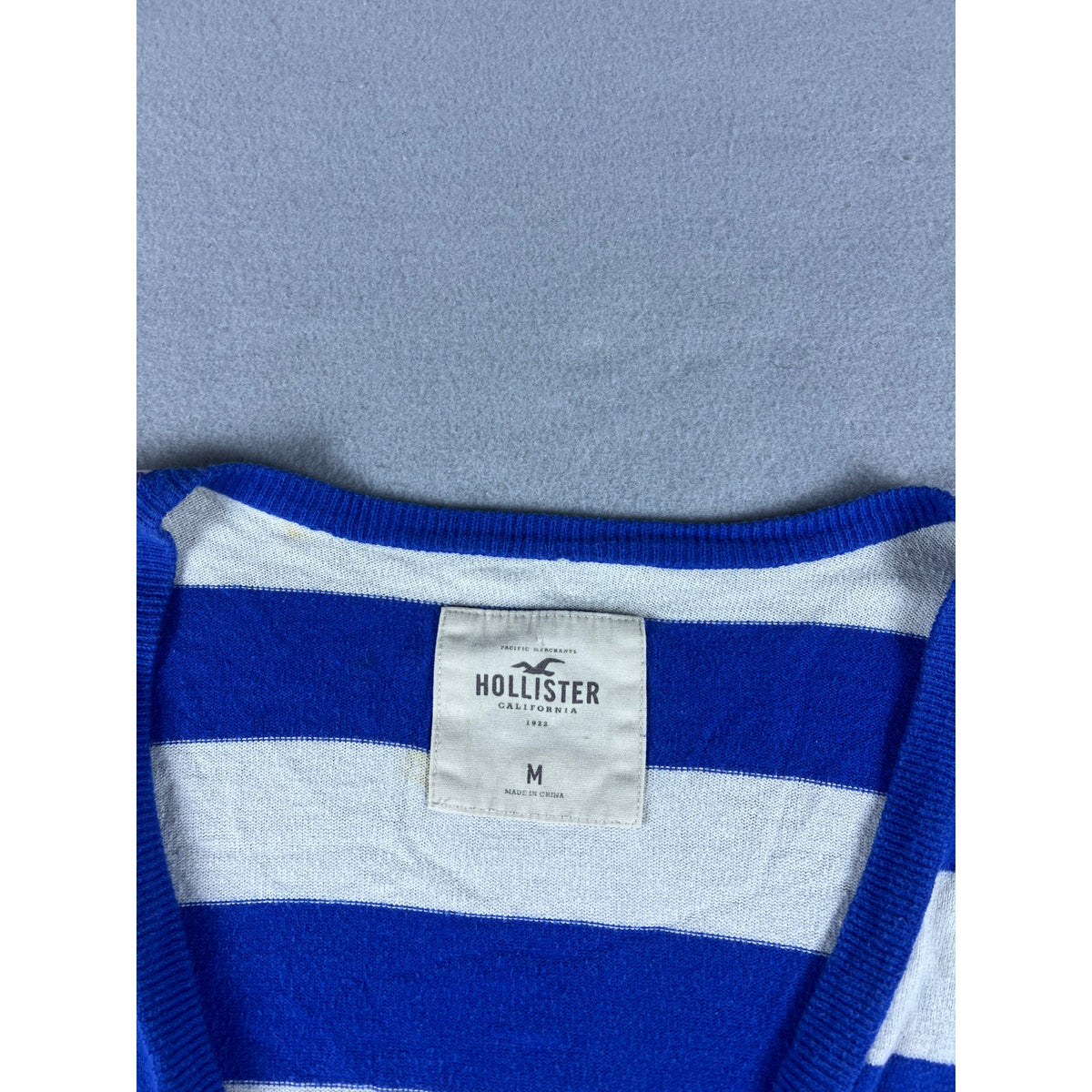 Hollister Striped Nautical Cardigan Womens - M
