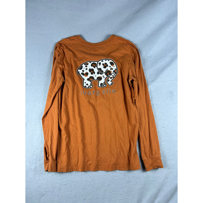 Ivory Ella Leopard Elephant Shirt Womens - S