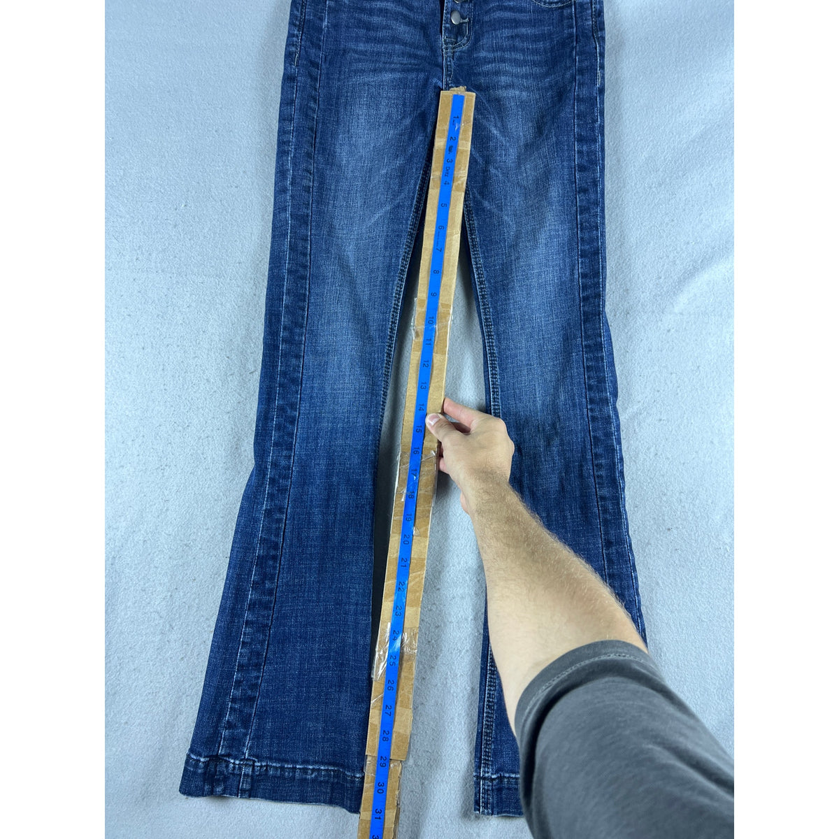 Rock & Roll Flare Low Rise Denim Trouser Jeans Girls - 16