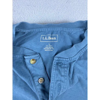 LL Bean Henley Shirt - L