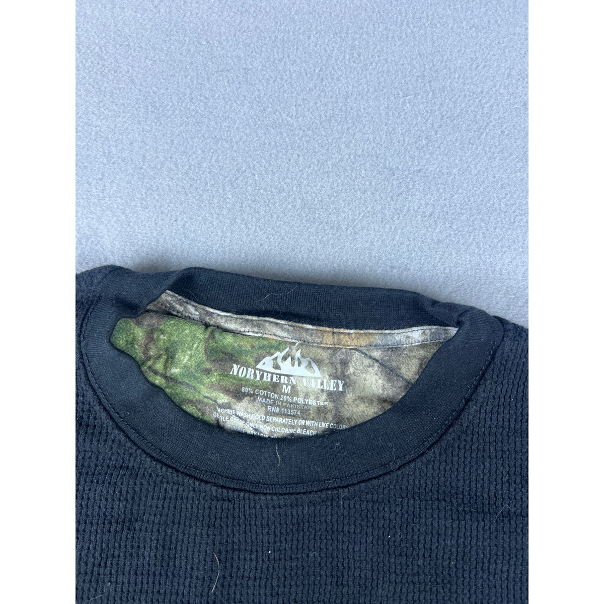 Northern Valley Thermal Waffle Knit Shirt - M