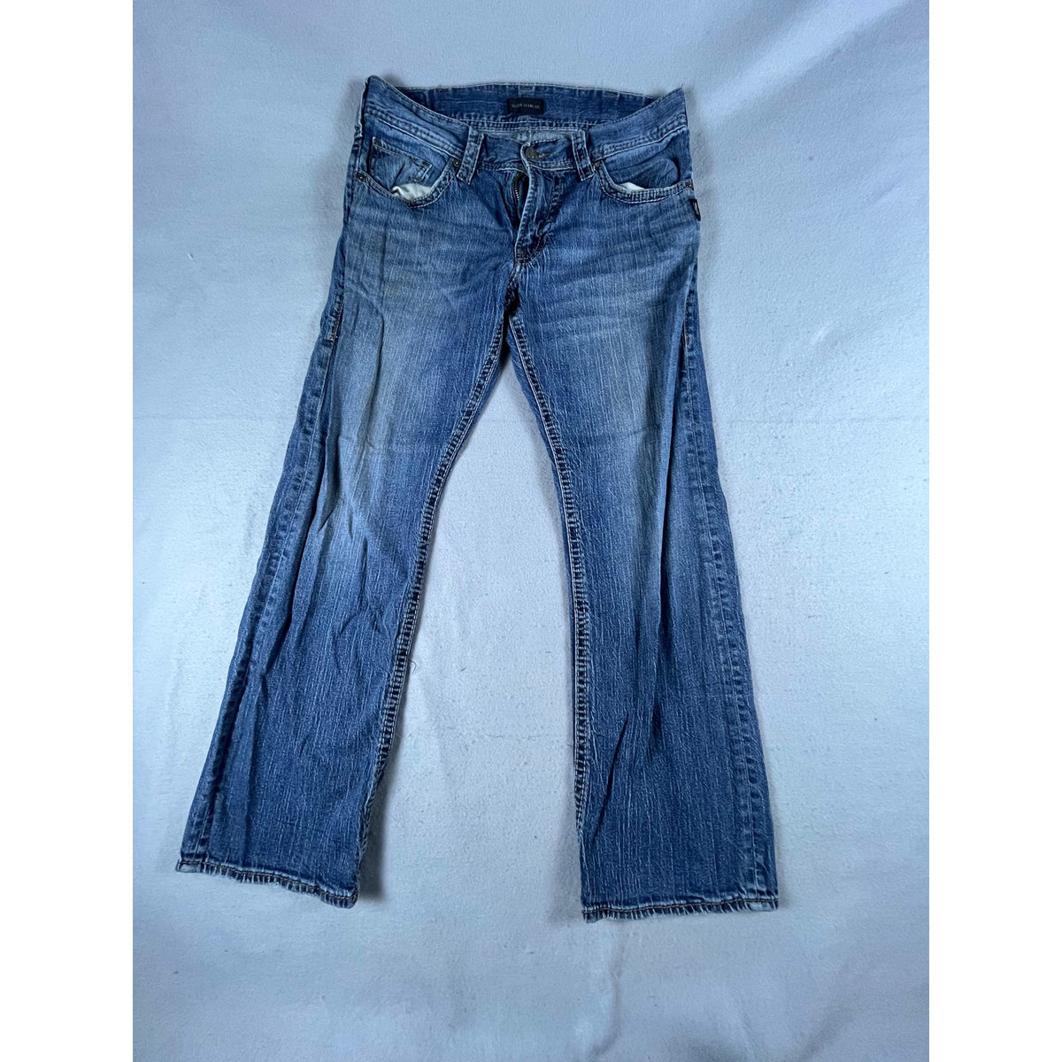 Silver Bootcut Cowboy Jeans - 34x29